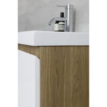 Norfolk 430mm Wall Hung Single Vanity with Ceramic Basin
